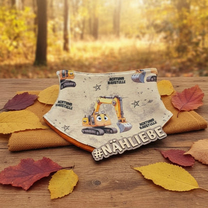 Mütze & Halssocke „Achtung Baustelle“