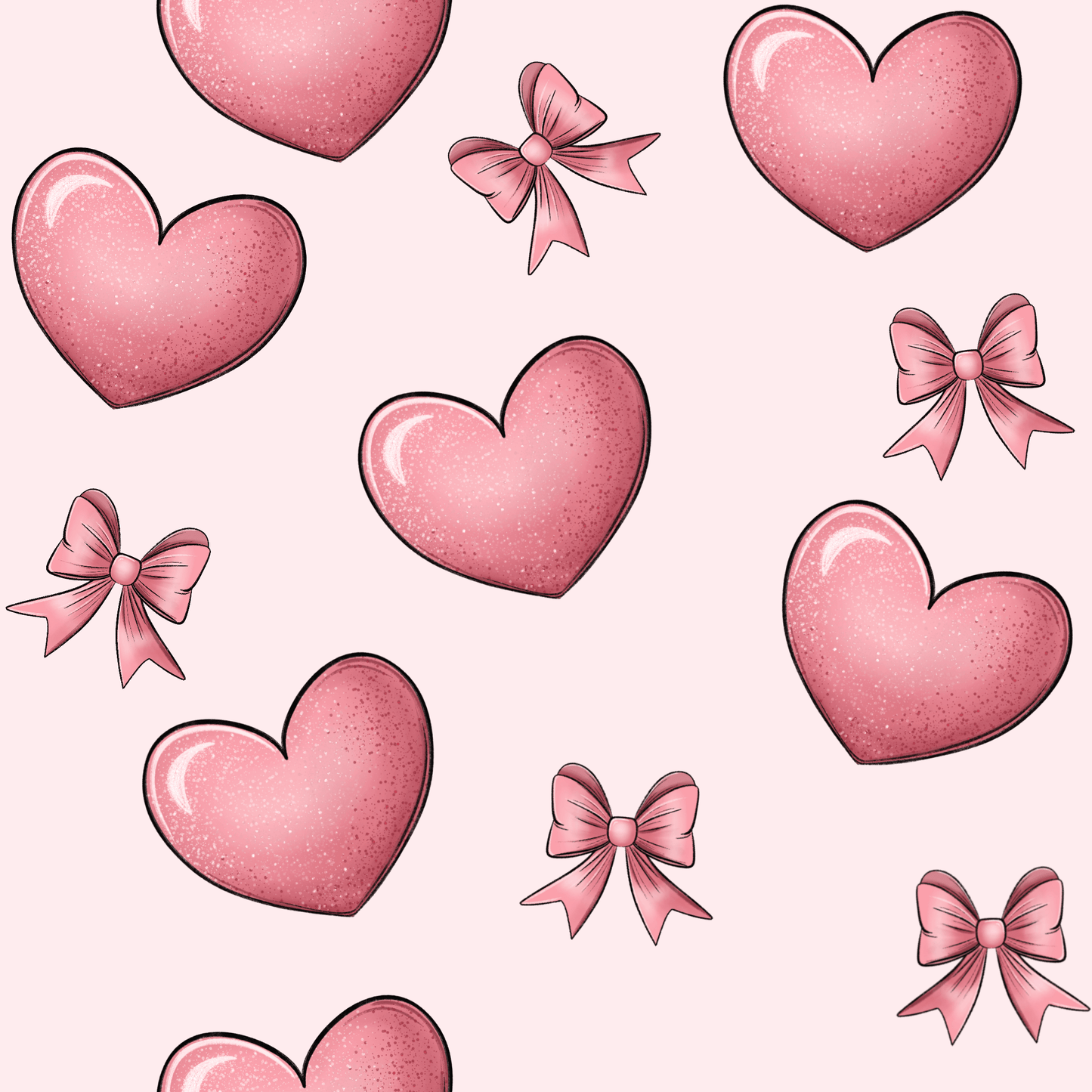 Herzschleife | Herzen Stoff Meterware | Kinderstoff