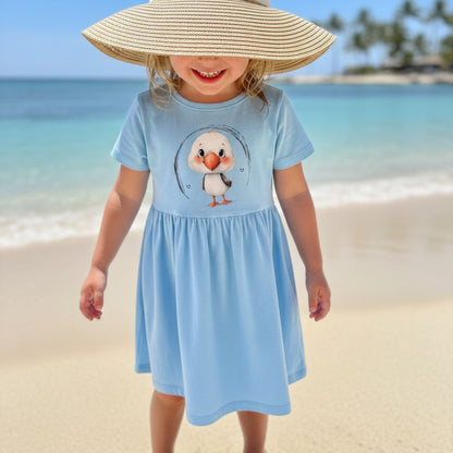 Möwe Kinder Bügelbild „Kleine Möwe“ | DTF Transfer für Kleidung & Accessoires