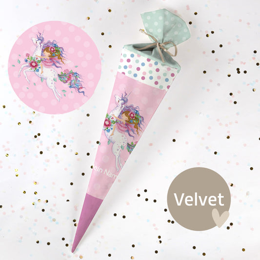 Personalisierte Schultüte "Little-Dreamer" Rosa
