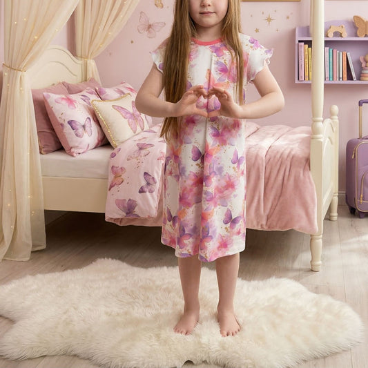 Schmetterlingstraum | Schmetterling Stoff Meterware | Kinderstoff