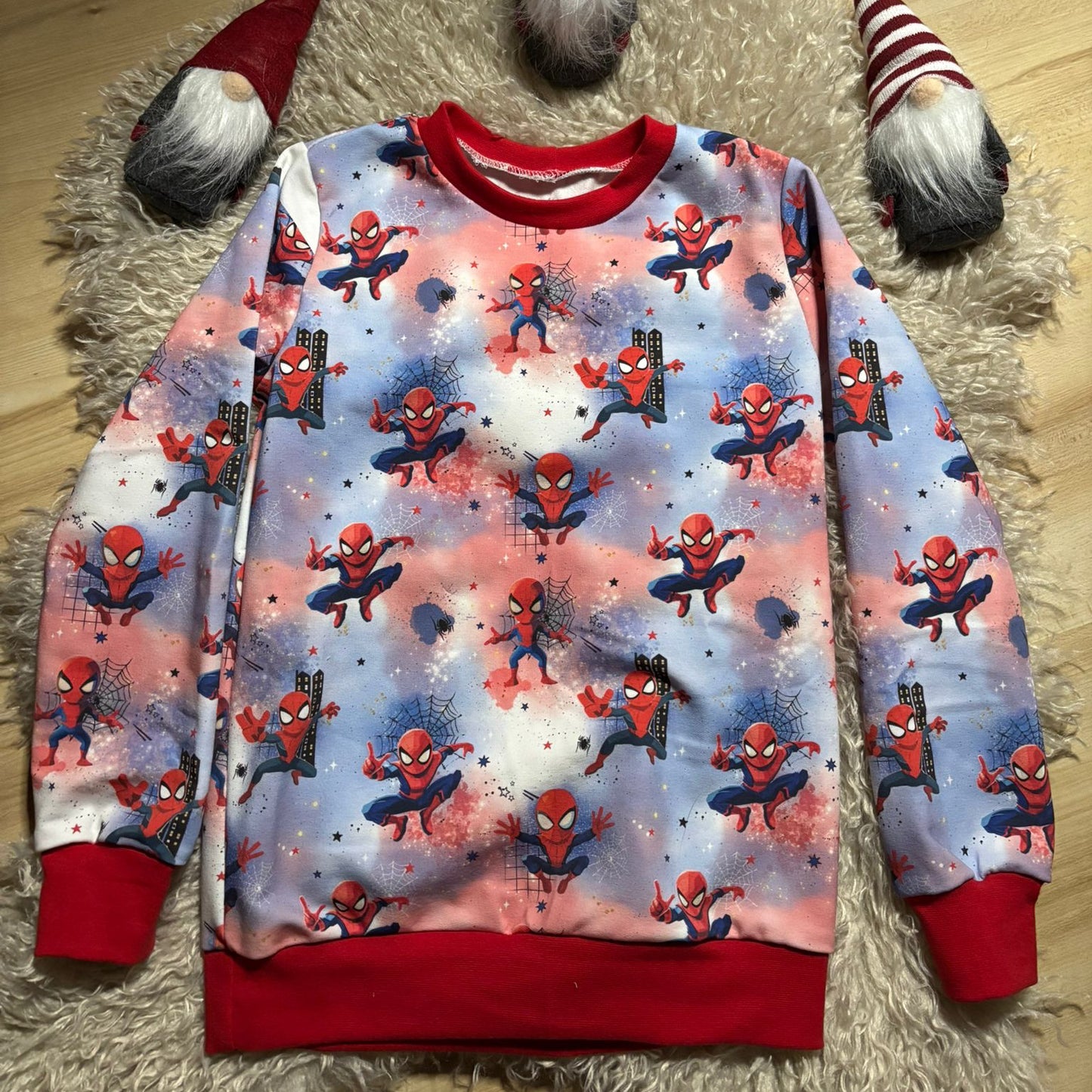 Spider Hero | Superhelden Stoff Meterware | Kinderstoff