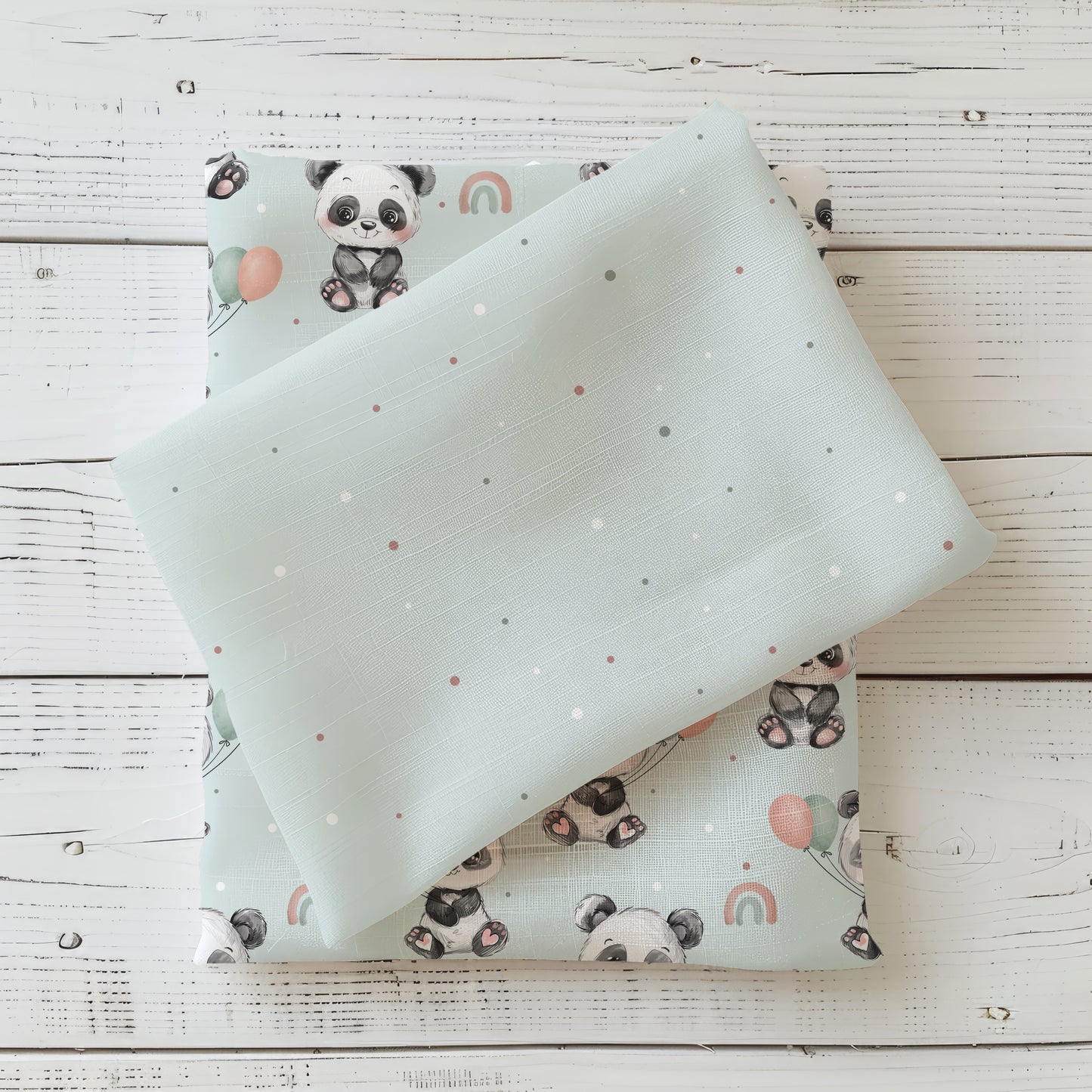 Kombi Stoff - Jersey | Rib Jersey | French Terry Stoffe "Punkte"