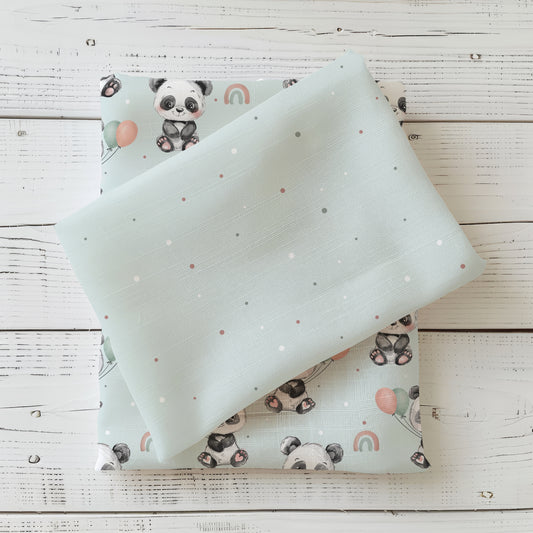 Kombi Stoff - Jersey | Rib Jersey | French Terry Stoffe "Punkte"