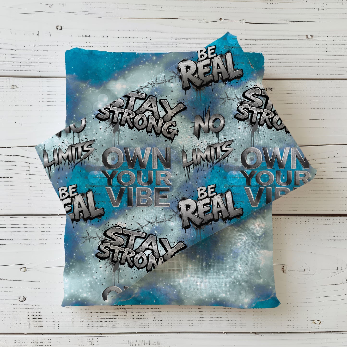 Be Real | Graffiti Stoff Meterware | Kinderstoff