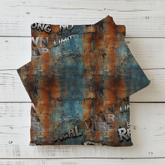 Jersey |  French Terry Kombi Stoff „Stay Strong"