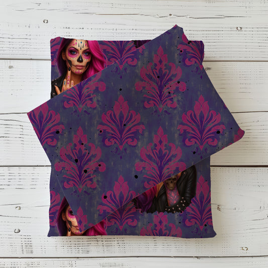 Kombi Stoff Jersey | Rib Jersey | French Terry  „Viva La Rebel" Baroque Edition