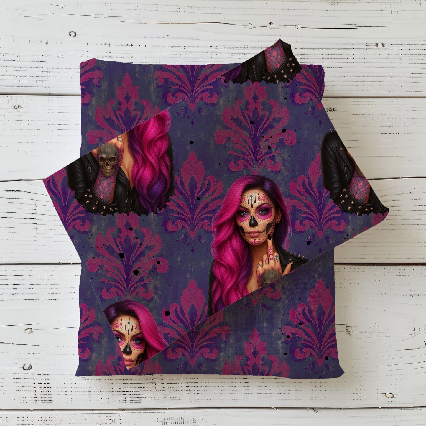 Viva La Rebel Baroque Edition | Skull Stoff Meterware