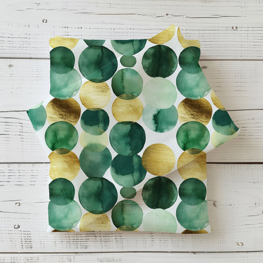 Goldene Balance | Kreise Stoff Meterware