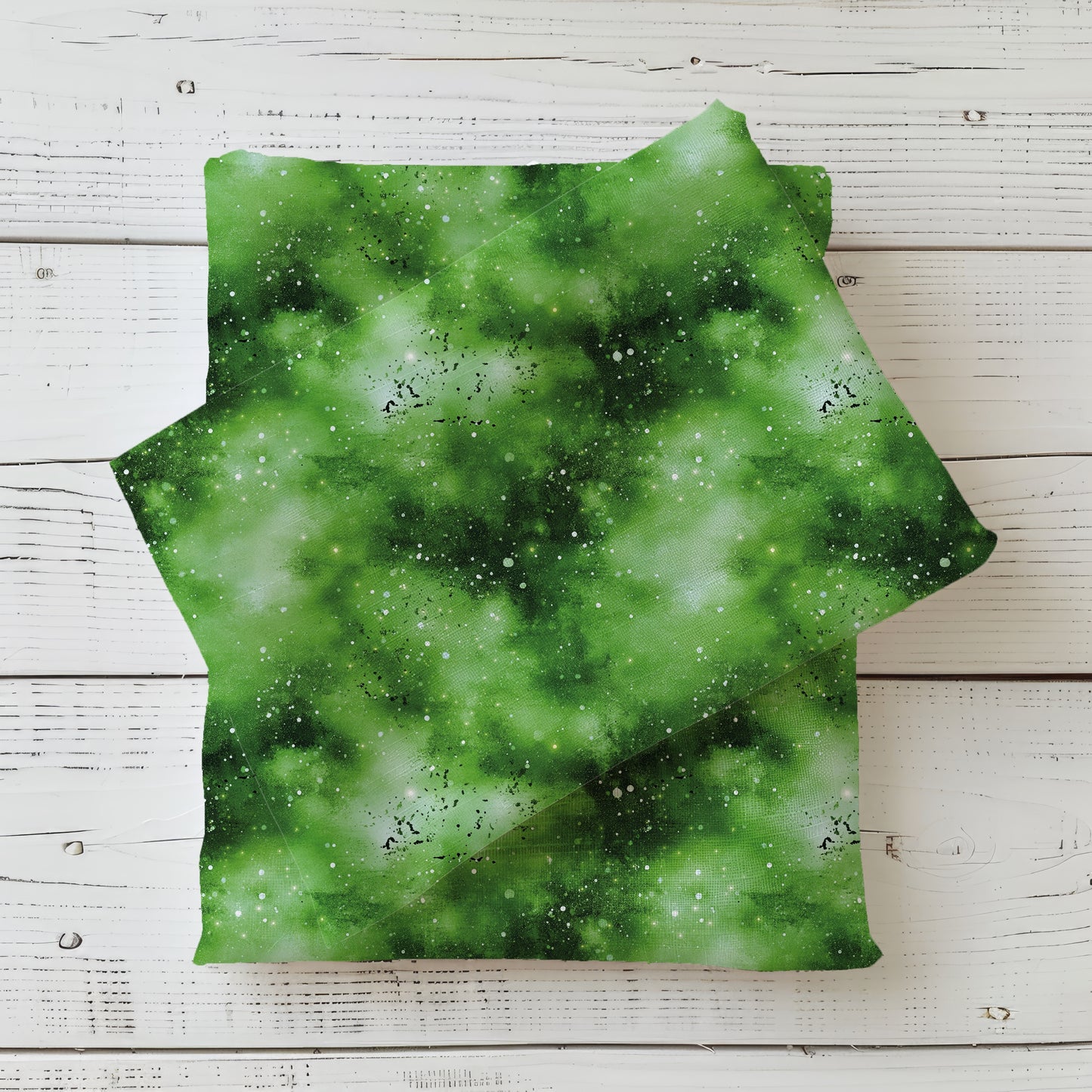 Jersey | French Terry Kombi Stoff „Toxic Galaxy“