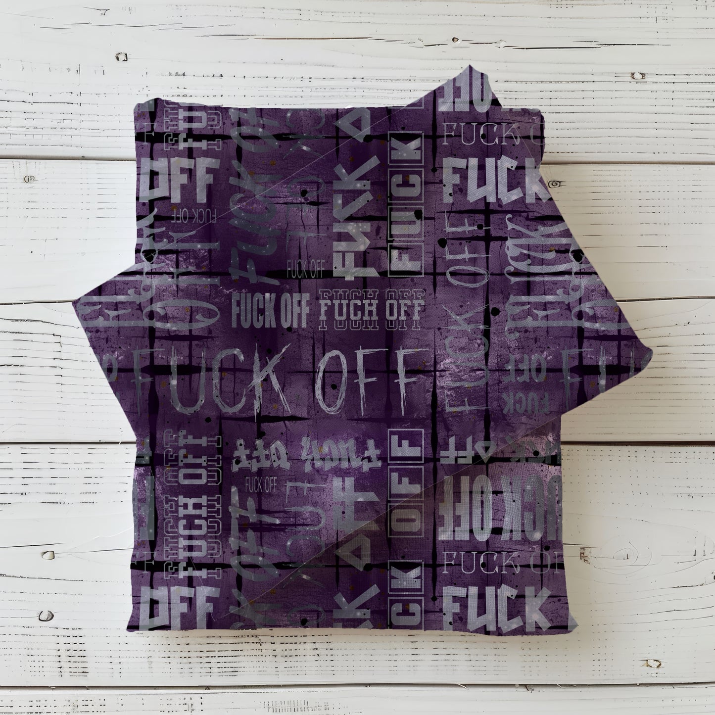 Jersey | Rib Jersey | French Terry - Kombi Stoff  „Viva La Rebel" Lila