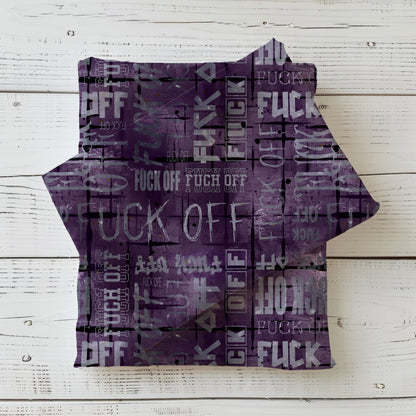 Jersey | Rib Jersey | French Terry - Kombi Stoff  „Viva La Rebel" Lila