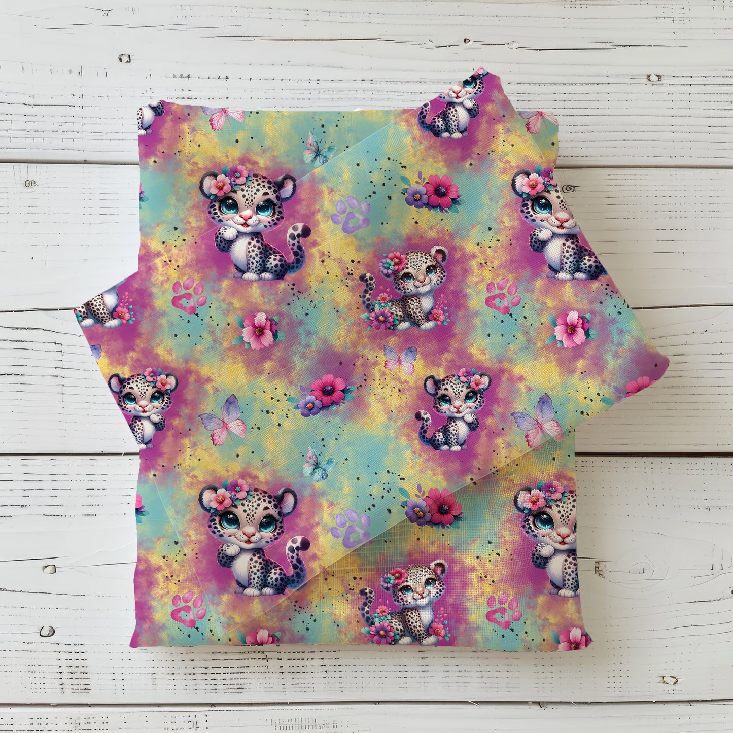 Stoffe Meterware "Baby Leo" - Jersey oder French Terry