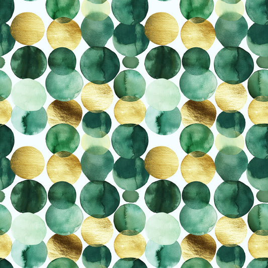 Goldene Balance | Kreise Stoff Meterware