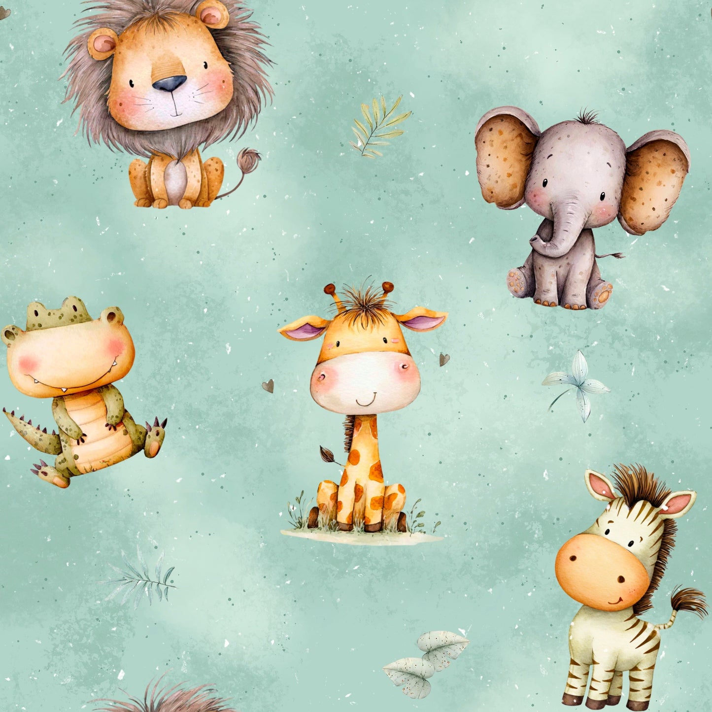 Jersey | Rib Jersey | French Terry – „Little Safari“  –  Kinderstoff