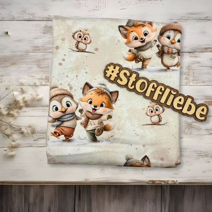 Jersey "Fuchs, Pinguin & Eule" - 0,5m