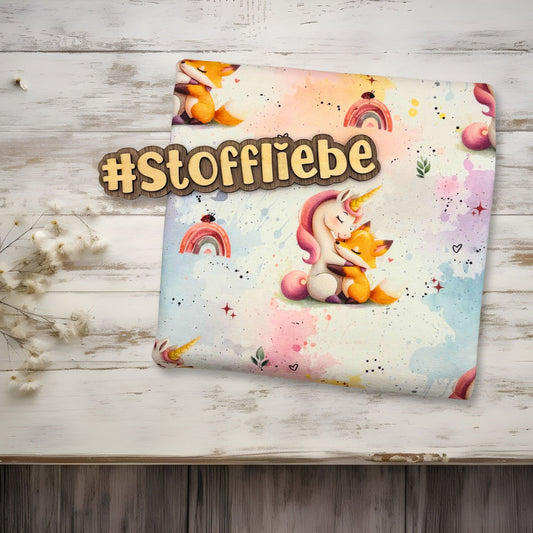 French Terry "Einhorn & Fuchs" - 0,5m