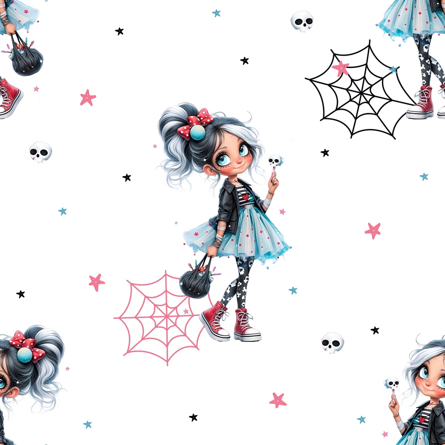 Rebel Girl | Mädchen Stoff Meterware | Kinderstoff