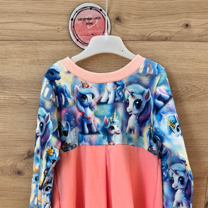 Stoffe Meterware "kleine Ponys" - Jersey oder French Terry