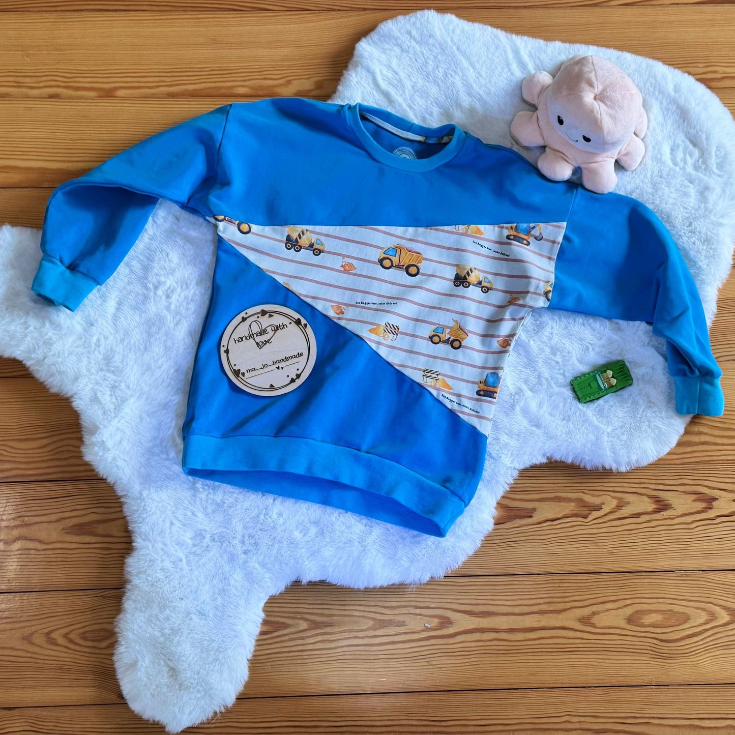 Jersey oder French Terry Stoff "Bagger" als Meterware