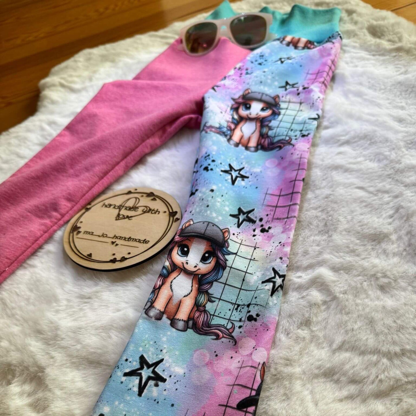 Cool Pony | Pferde Stoff Meterware | Kinderstoff