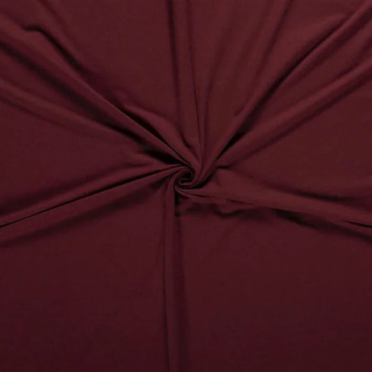 Uni Stoff Meterware - French Terry in Kirschrot