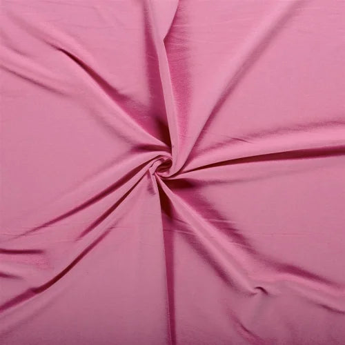 Uni Stoff Meterware - French Terry in kalt rosa