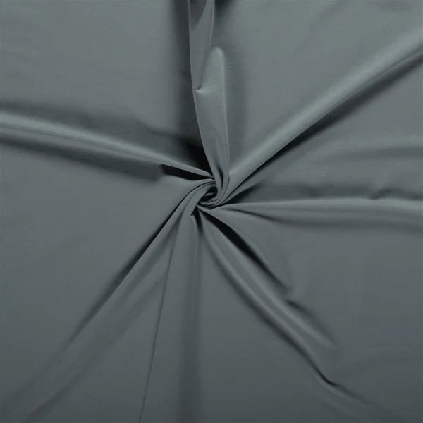 Uni Stoff Meterware - French Terry in Schattenblau