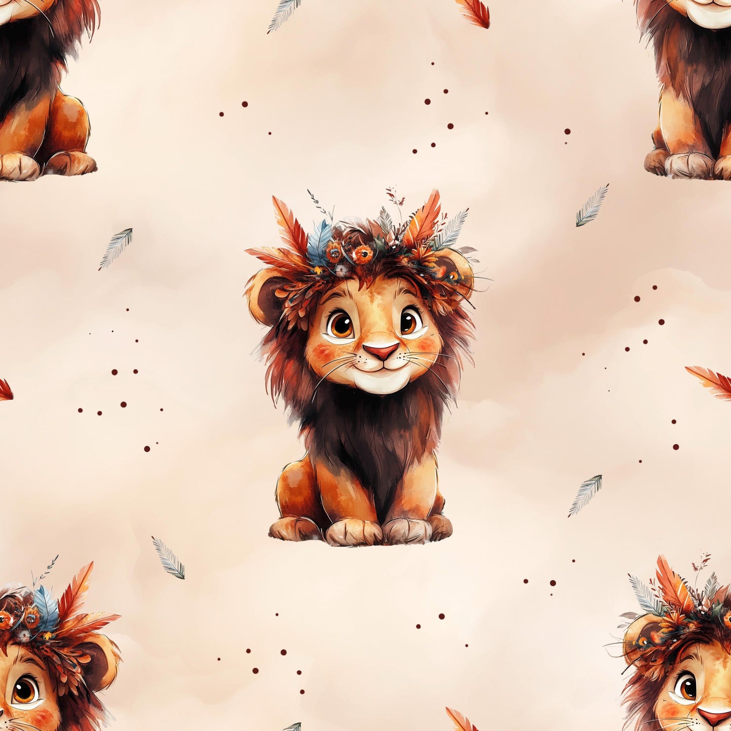 Jersey | Rib Jersey | French Terry Stoffe "kleiner Löwe"