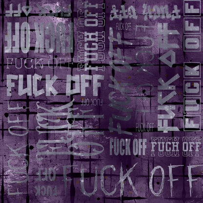 Jersey | Rib Jersey | French Terry - Kombi Stoff  „Viva La Rebel" Lila