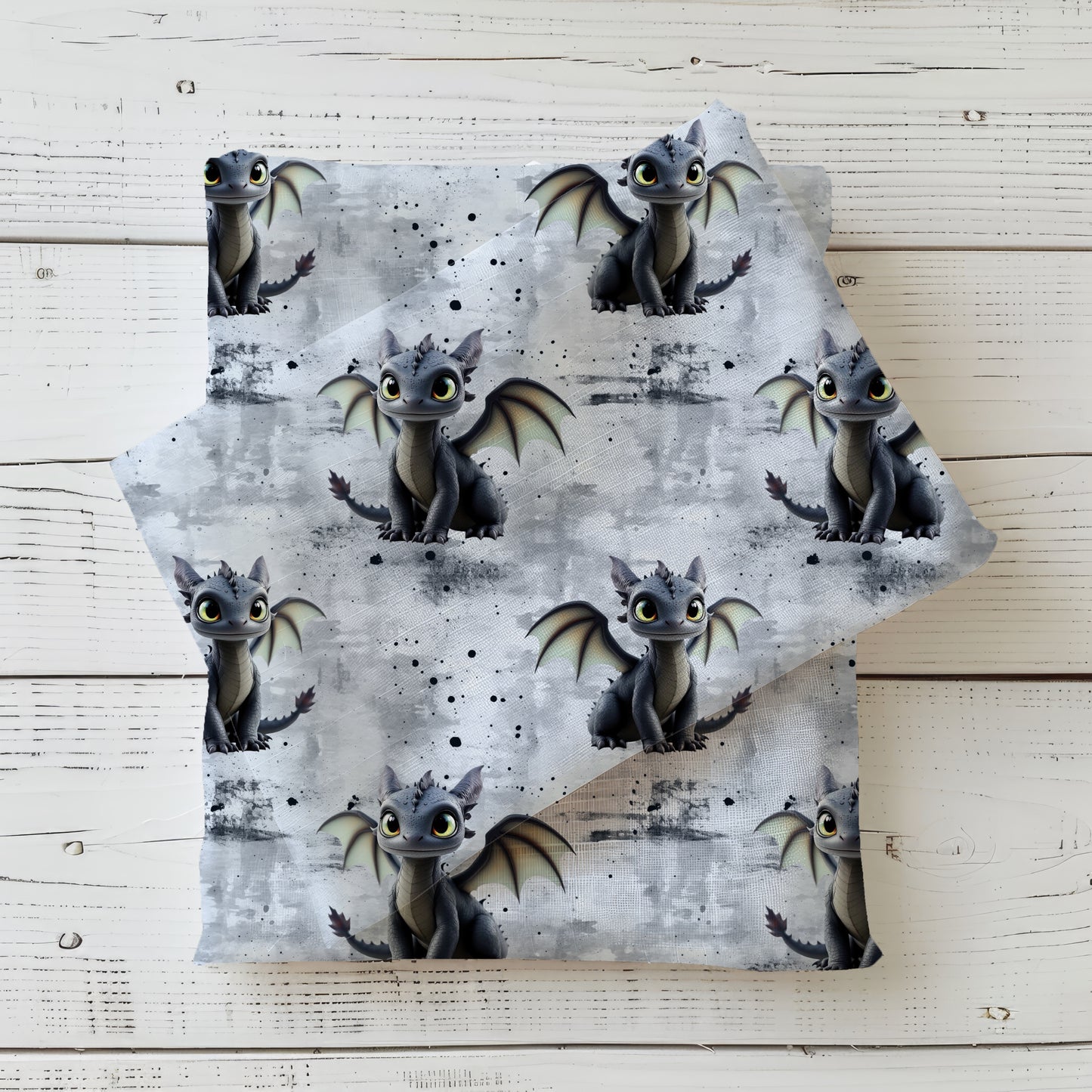 Dragon Dust | Drachen Stoff Meterware | Kinderstoff