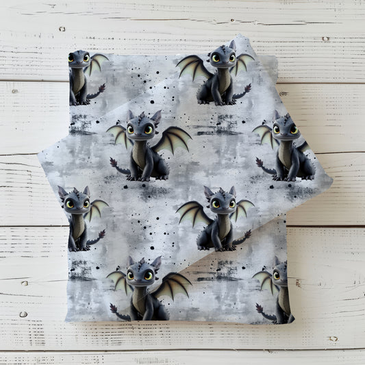 Dragon Dust | Drachen Stoff Meterware | Kinderstoff