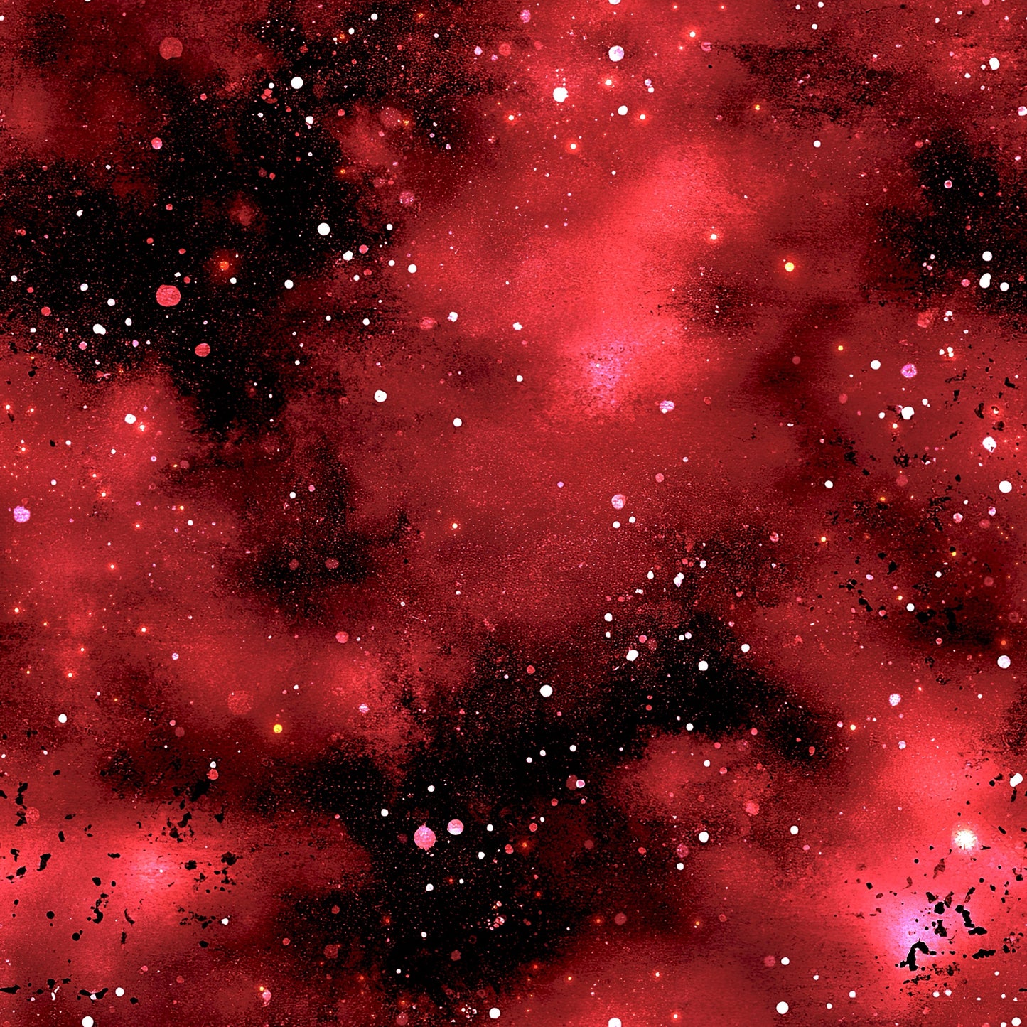 Jersey  | French Terry Kombi Stoff „Sternenglut“