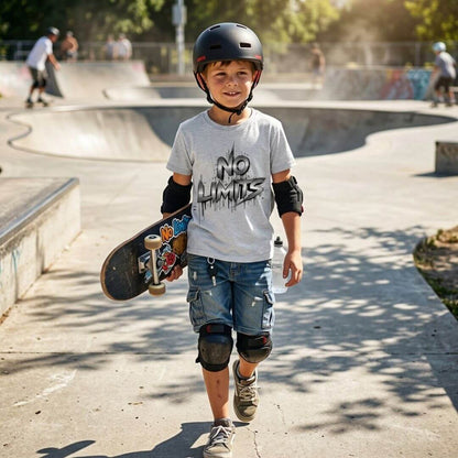 Graffiti Bügelbild „NO LIMITS“ | DTF Transfer für Kleidung & Accessoires